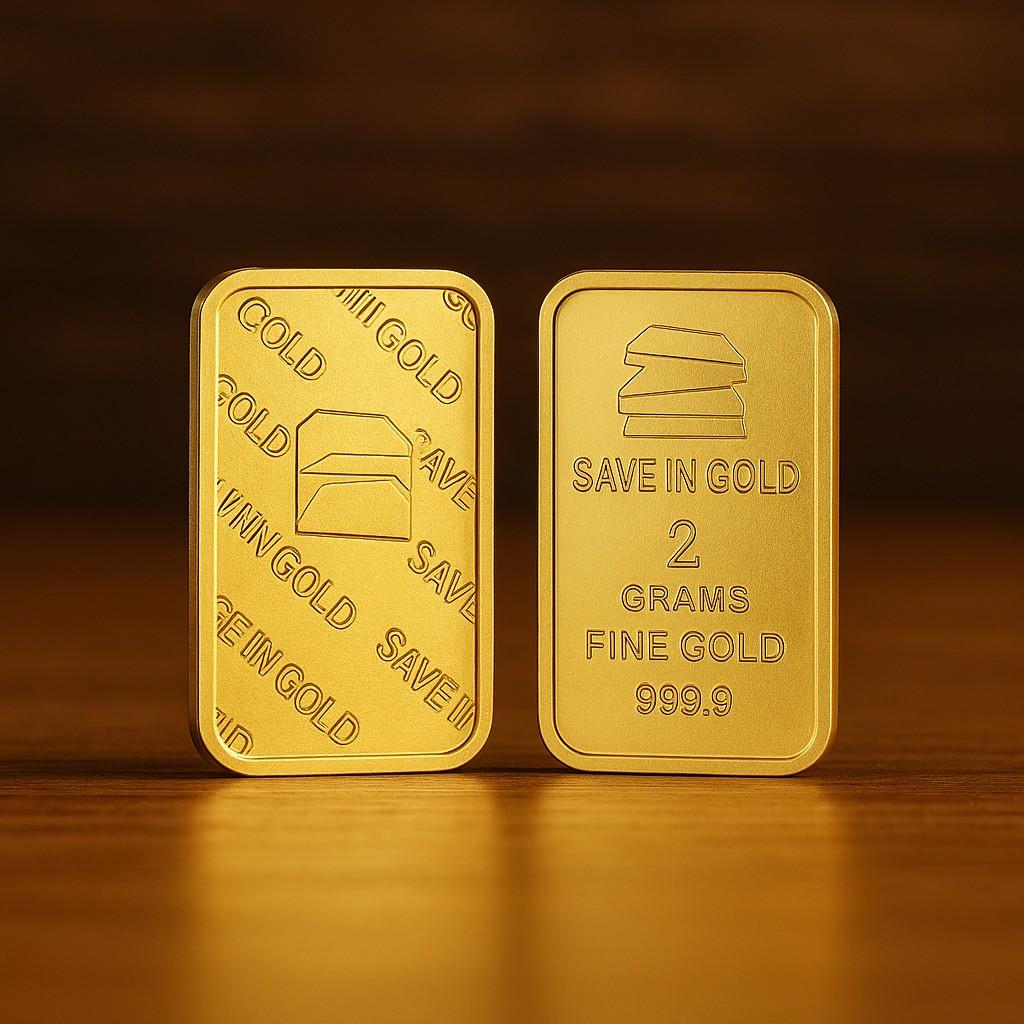 2 Grams Gold Bar (Save in Gold)