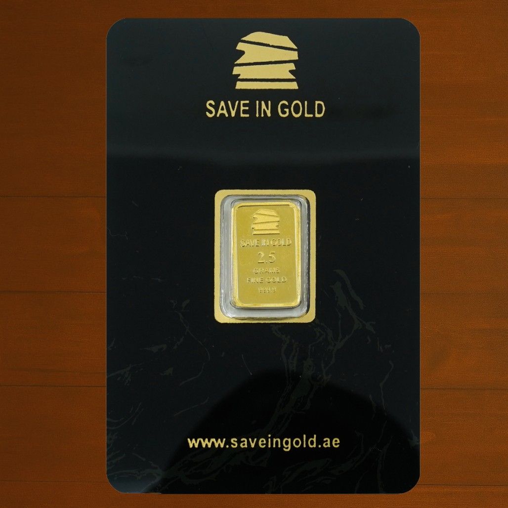 2.5 Grams Gold Bar (Save in Gold)