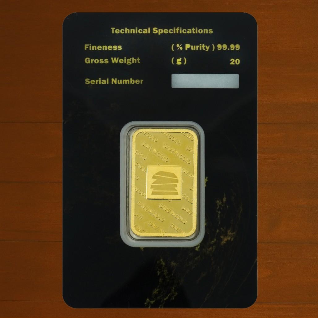 20 Grams Gold Bar (Save in Gold)