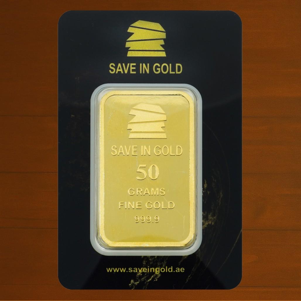 50 Grams Gold Bar (Save in Gold)
