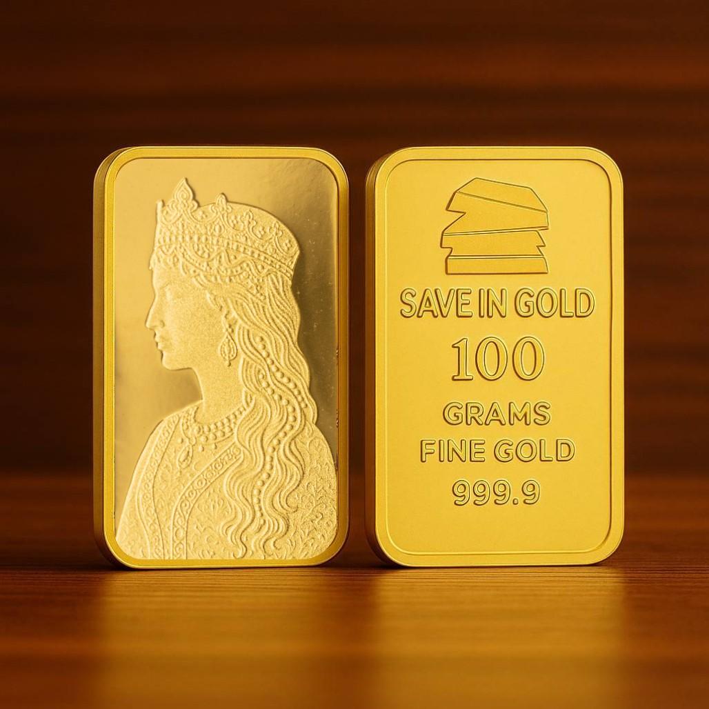 100 Grams Al Sultana Gold Bar