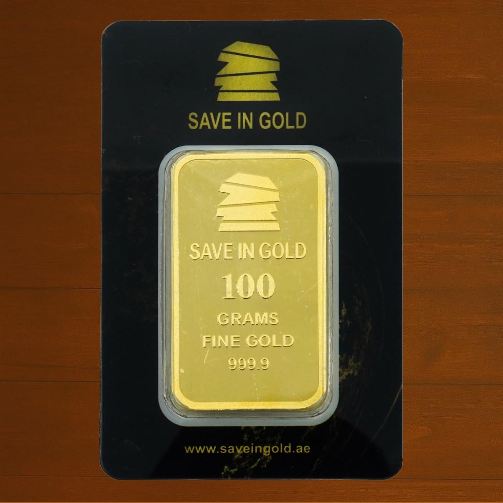 100 Grams Gold Bar