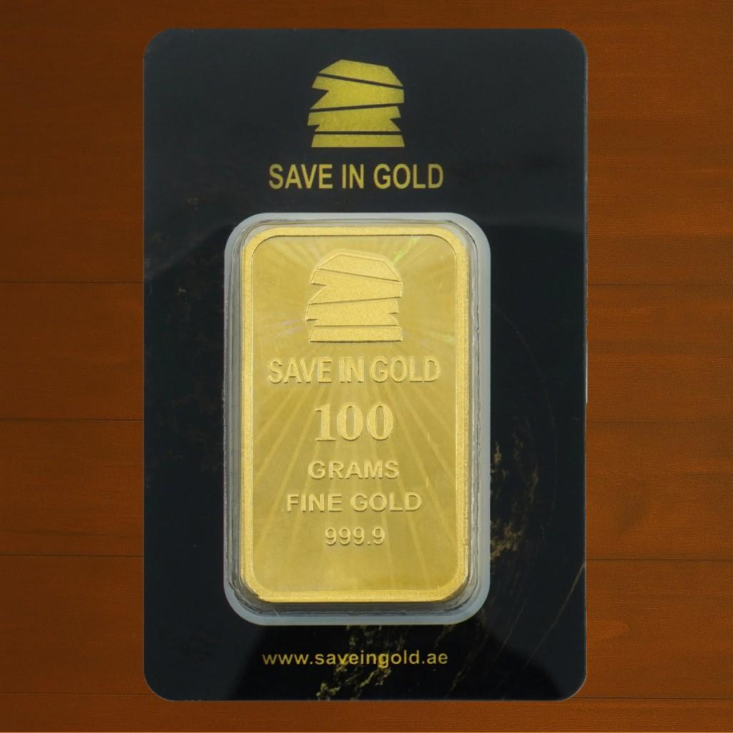 100 Grams Gold Bar
